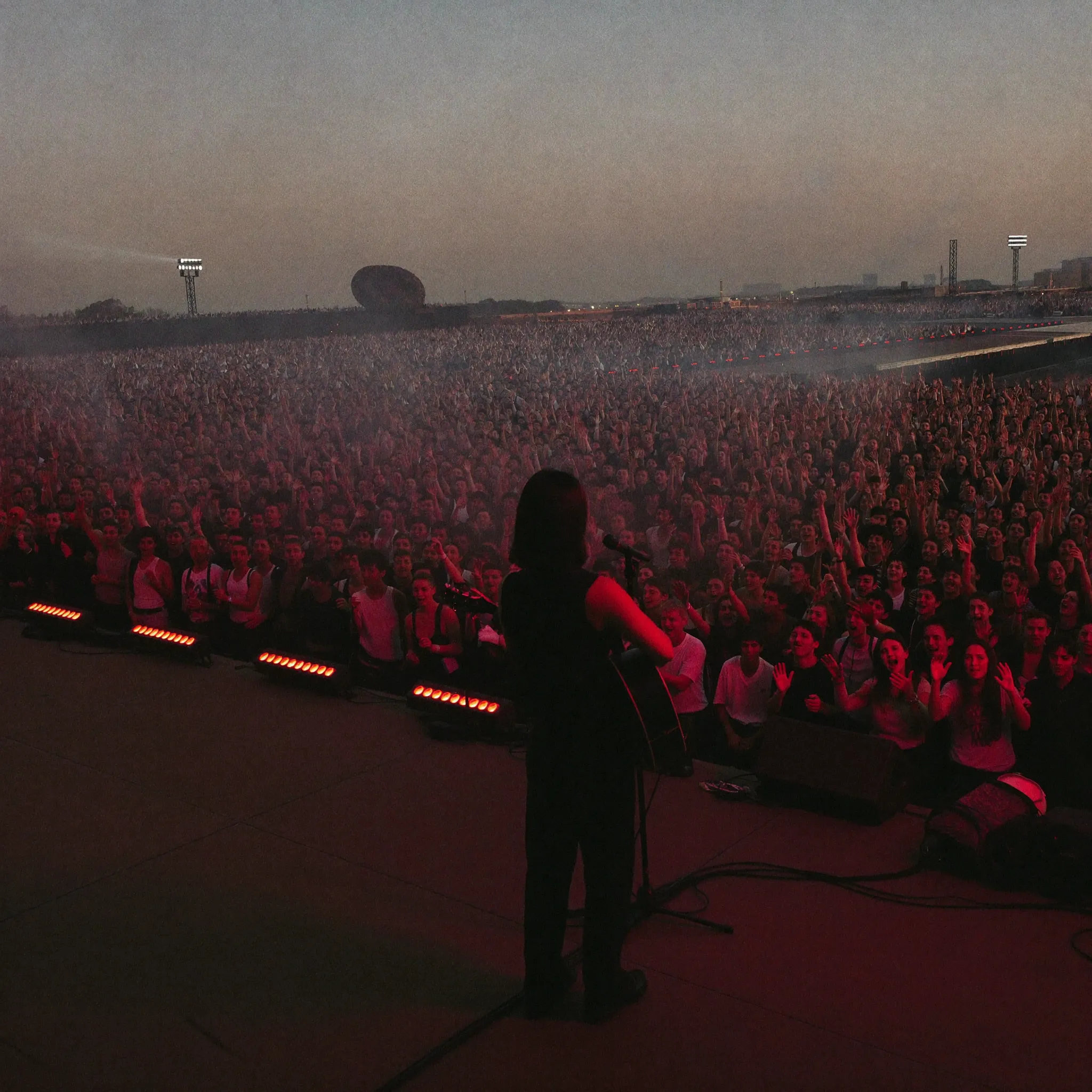 Show em evento aberto ao ar livre
